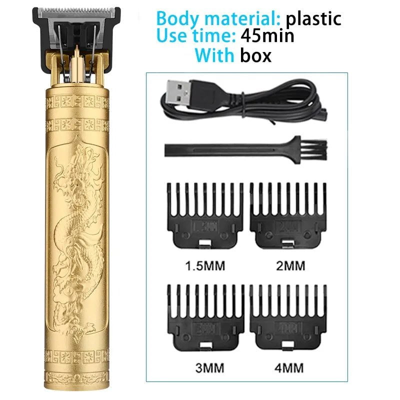 Storazone 2 Vintage T9 Wholesale Hair Clipper Professiona Beard Trimmer Electric Maquina T9 Haircut Machine Hair Cutting Machine Clippers