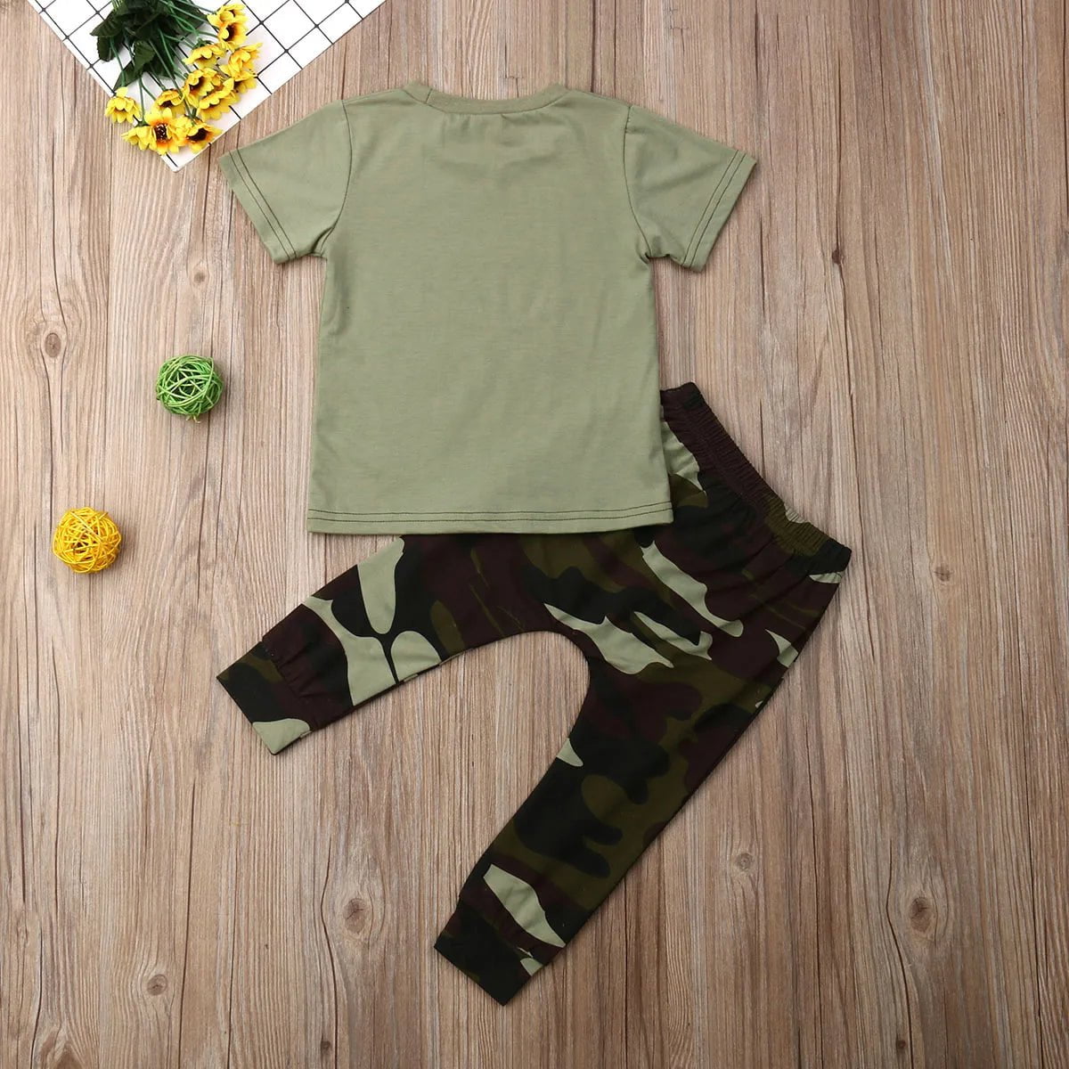 Storazone 2019 Baby Summer Clothing 4th of July Toddler Infant Baby Boys Clothes Sets Tops T-Shirt Camo Long Pants Outfits Sunsuit 0-3Y