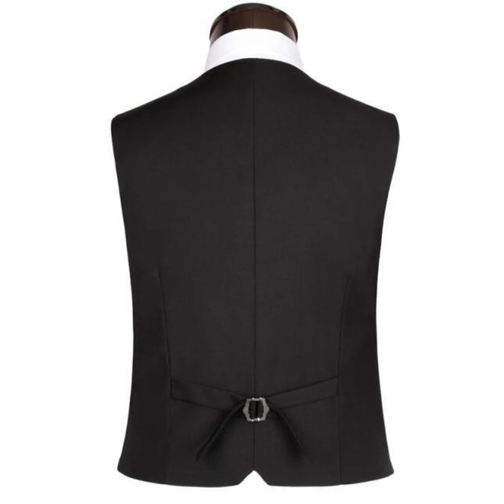 Storazone 2022 The New Dress Vests For Men Solid Color Single-breasted Slim-fit Mens Suit Vest Male Waistcoat Gilet Homme Casual Sleeveles