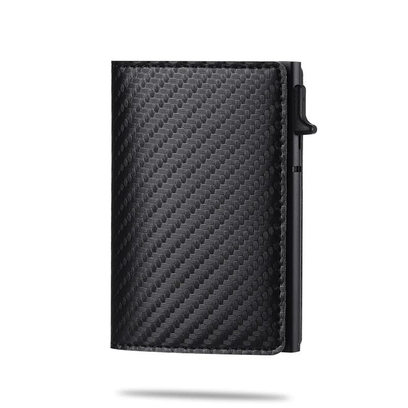 Storazone 2023 For Apple Airtag Wallet Men Carbon Fiber Fashion ID Credit Card Holder Rfid Slim Airtag Slide Wallet Designer Cardholder