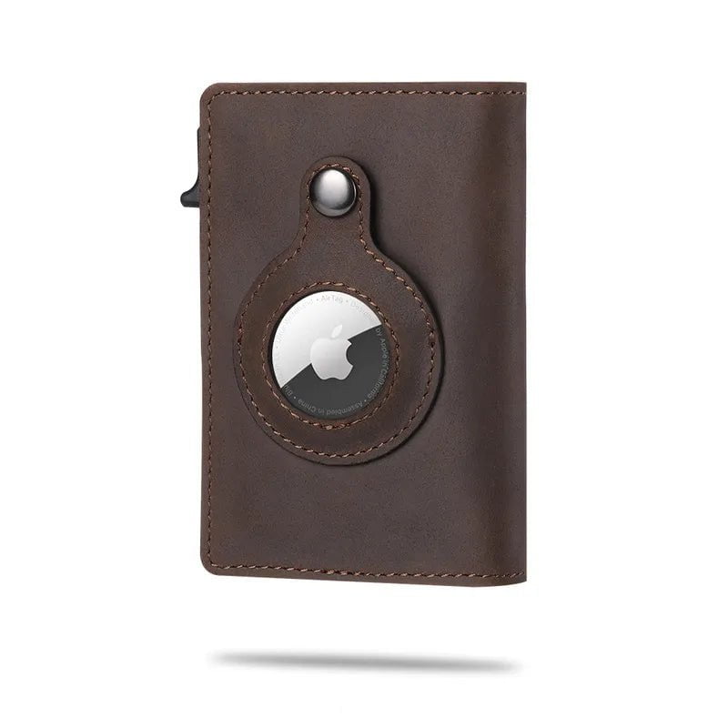 Storazone 2023 For Apple Airtag Wallet Men Carbon Fiber Fashion ID Credit Card Holder Rfid Slim Airtag Slide Wallet Designer Cardholder
