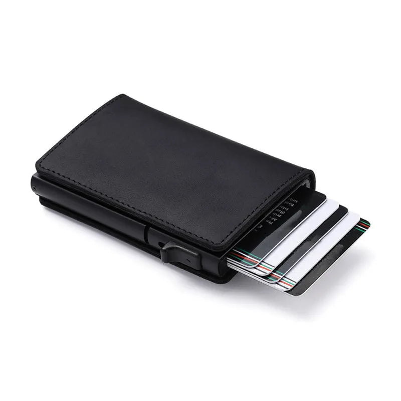 Storazone 2023 For Apple Airtag Wallet Men Carbon Fiber Fashion ID Credit Card Holder Rfid Slim Airtag Slide Wallet Designer Cardholder