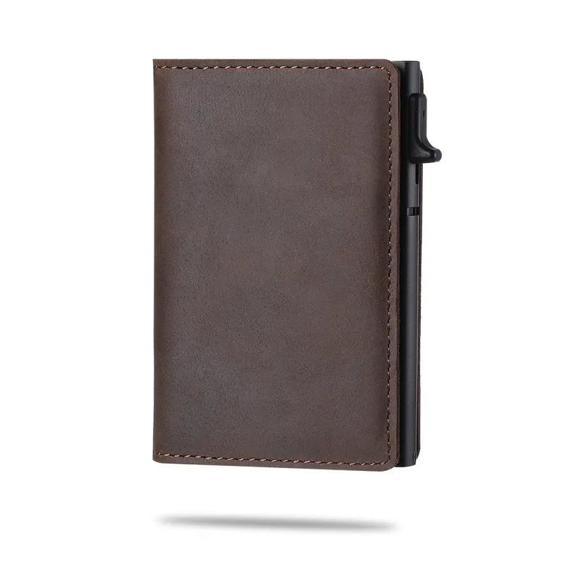 Storazone 2023 For Apple Airtag Wallet Men Carbon Fiber Fashion ID Credit Card Holder Rfid Slim Airtag Slide Wallet Designer Cardholder