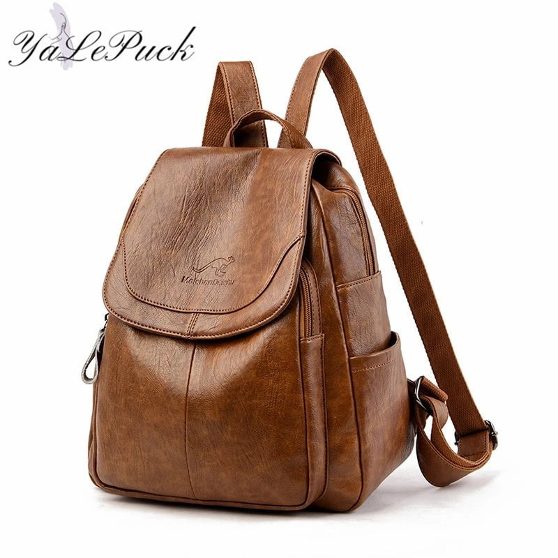 Storazone 2023 Luxury Brand Women Backpack High Quality Leather Backpacks Travel Backpack Fashion School Bags for Girls mochila feminina