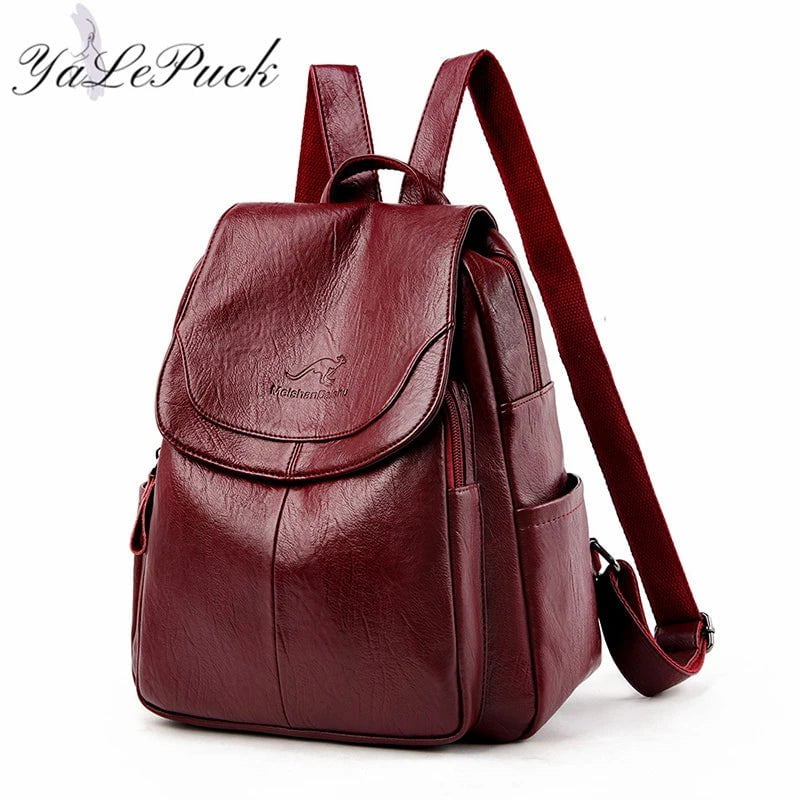 Storazone 2023 Luxury Brand Women Backpack High Quality Leather Backpacks Travel Backpack Fashion School Bags for Girls mochila feminina