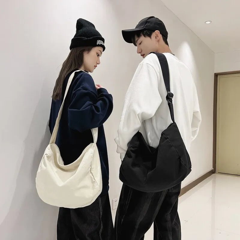 Storazone 2023 New Fashion Summer Large Capacity Casual Nylon Women Shoulder Bag Korean Style Hobos Bag Youth Crossbody Shoulder Bag