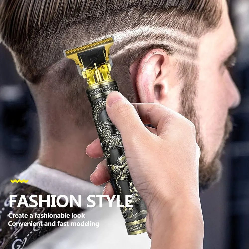 Storazone 2023 New Vintage T9 Electric Cordless Hair Cutting Machine Professional Hair Barber Trimmer For Men Clipper Shaver Beard Lighter