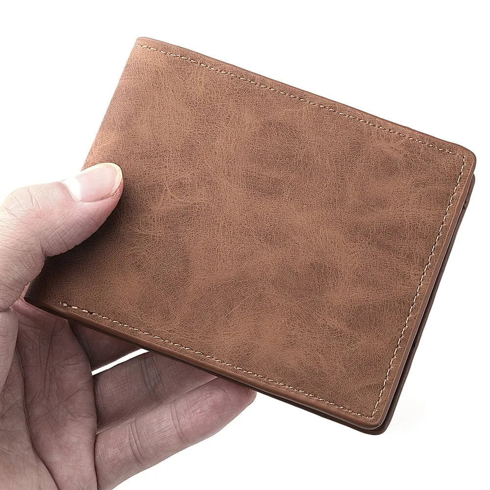 Storazone 2023 New Wallet Men Short Dollar Clip Zipper Simple Soft Leather Lightweight