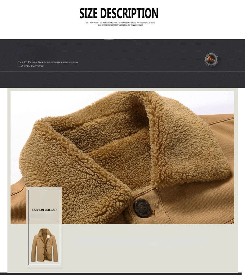 Storazone 2023 Winter Mens Jacket Korean Fashion Lapel Lamb Fur Denim Jacket High-quality Fleece Thickened Warm Coats Men Clothing 5XL