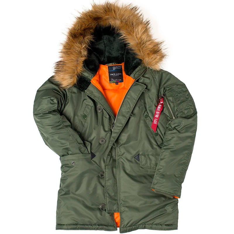 Storazone 2023 Winter N3B puffer men long Куртка аляска coat military fur hood warm tactical bomber army korean thick parka