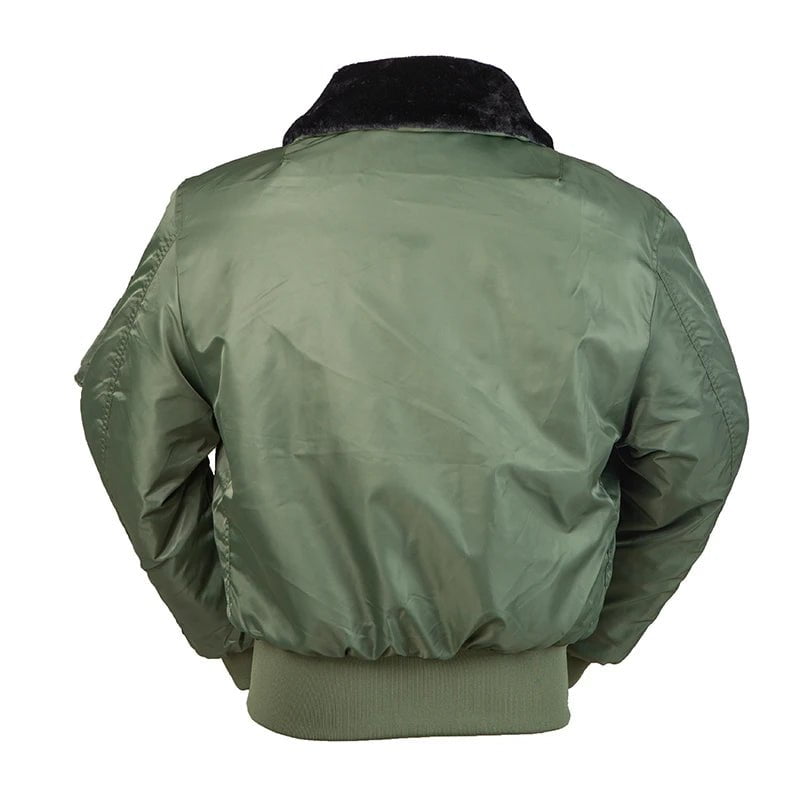 Storazone 2023 winter vintage B-15 bomber flight us air force pilot jacket streetwear coats military hip hop tactical army for men fur
