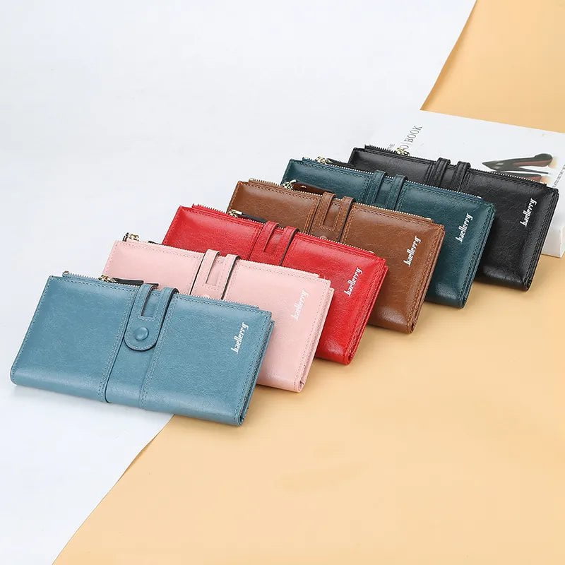 Storazone 2023 Women Wallets Fashion Long PU Leather Top Quality Card Holder Classic Female Purse  Zipper Brand Wallet For Women