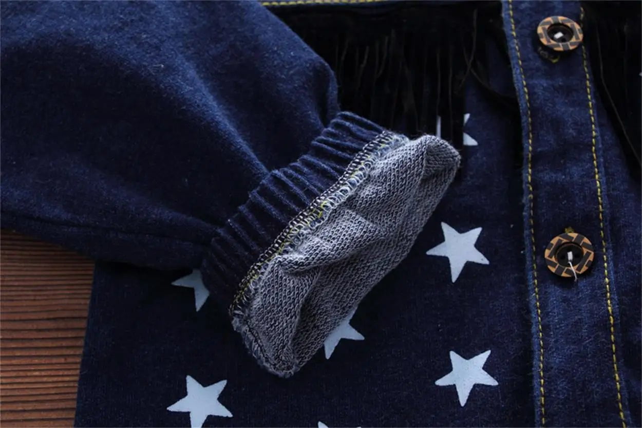 Storazone 2024 Fashion Spring Autumn Baby Boys Clothes Set Sports Suit Children Sets Kids Clothes Denim Clothes For Boys Clothing 1-4 Year