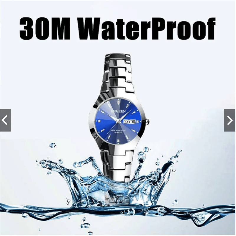Storazone 2024 FNGEEN 5808 Relogio Feminino Couple Watch Men Quartz watch for Lovers Luxury Womens wristwatch Stainless Steel Waterproof