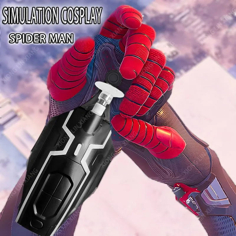 Storazone 2024 Fully Automatic Spider-man: Far From Home Spiderman Web Shooters Spider Silk Rope Device Cosplay Props Toy Christmas Gift