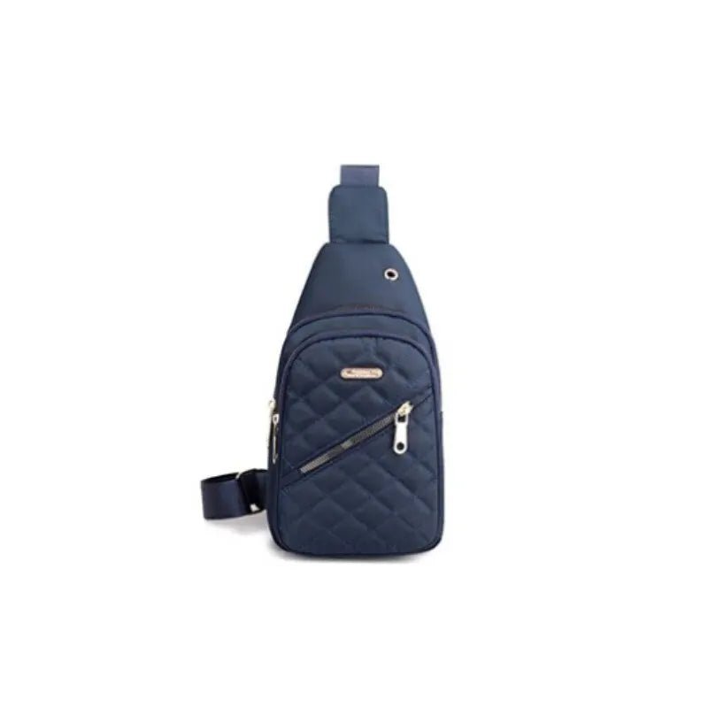 Storazone (20cm<Max Length<30cm) / DEEP BLUE BestSelling Chest CrossBorder Supply Of Composite Fabric Leisure Shoulder Bag Ladies Backpack Embroidered