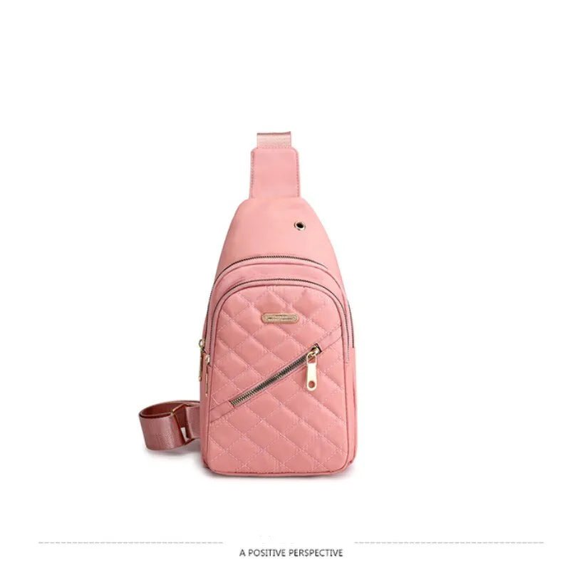 Storazone (20cm<Max Length<30cm) / Pink BestSelling Chest CrossBorder Supply Of Composite Fabric Leisure Shoulder Bag Ladies Backpack Embroidered