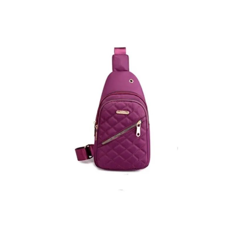 Storazone (20cm<Max Length<30cm) / PURPLE BestSelling Chest CrossBorder Supply Of Composite Fabric Leisure Shoulder Bag Ladies Backpack Embroidered