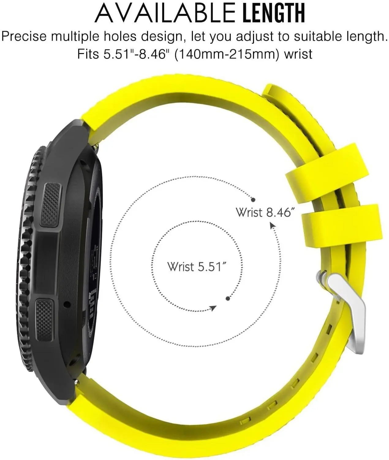 Storazone 20mm 22mm Strap For Samsung galaxy watch4 44mm/40mm 5 pro active 2 Gear s3 Silicone Correa bracelet Huawei Watch gt2/3/2e band