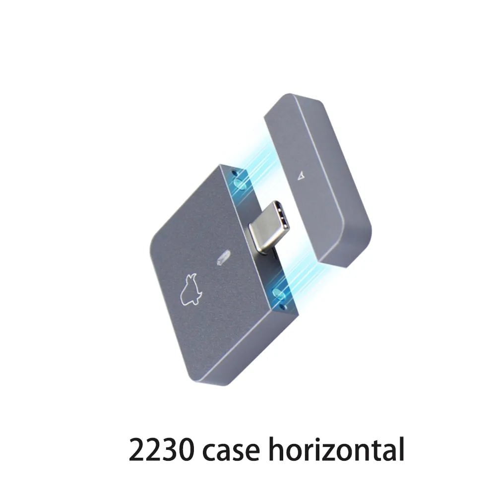 Storazone 2230 NVMe Enclosure M.2 NVMe 2230 SSD Enclosure USB C Adapter 10Gbps USB3.2 Gen2 External Case Box for M2 2230 NVMe SN740/SN530 520/PM991a/BG4/BC711