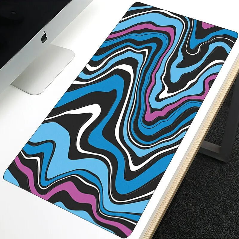 Storazone 290x250x2mm / 3 XXL Strata Liquid 900x400 Mouse Pad Computer Laptop Anime Keyboard Mouse Mat Large Mousepad Keyboards Gamers Decoracion Desk Mat