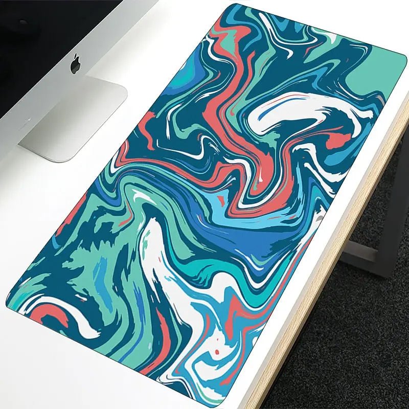 Storazone 290x250x2mm / 6 XXL Strata Liquid 900x400 Mouse Pad Computer Laptop Anime Keyboard Mouse Mat Large Mousepad Keyboards Gamers Decoracion Desk Mat