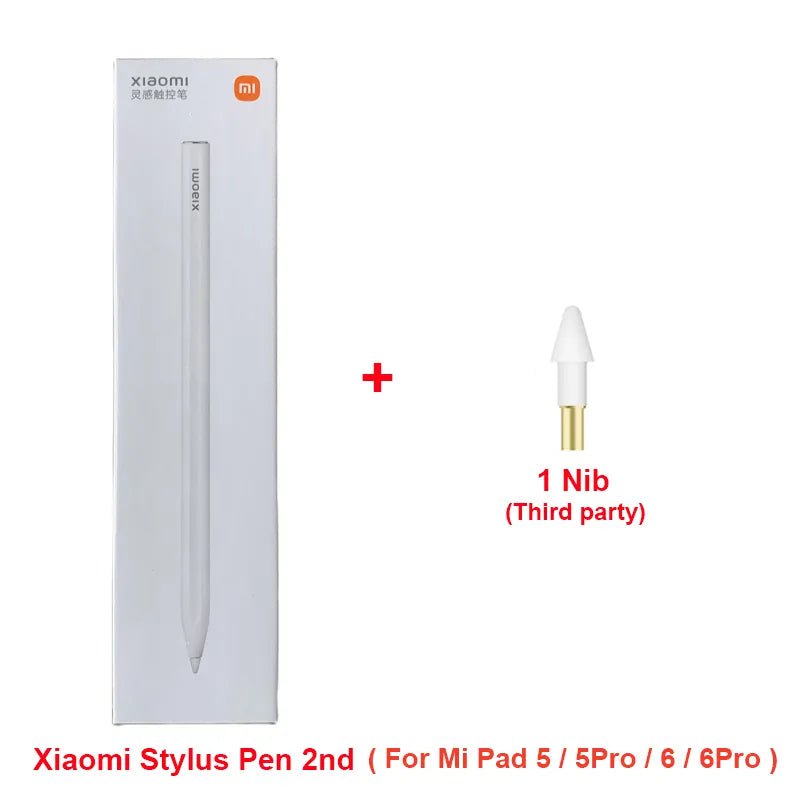 Storazone 2nd add one nib Original Xiaomi Stylus Pen 2 nd 240Hz Draw Writing Screenshot Tablet Screen Touch Xiaomi Smart Pen For Xiaomi Mi Pad 6 5 Pro