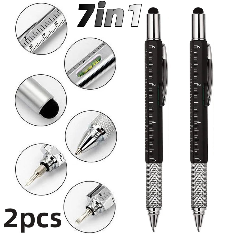 Storazone 2pcs 7 in 1 Stylus Pen For Tablet Phone, Touch Pen For Android iOS Screen ,Tablet Pen For iPad Xiaomi Samsung Apple Pencil