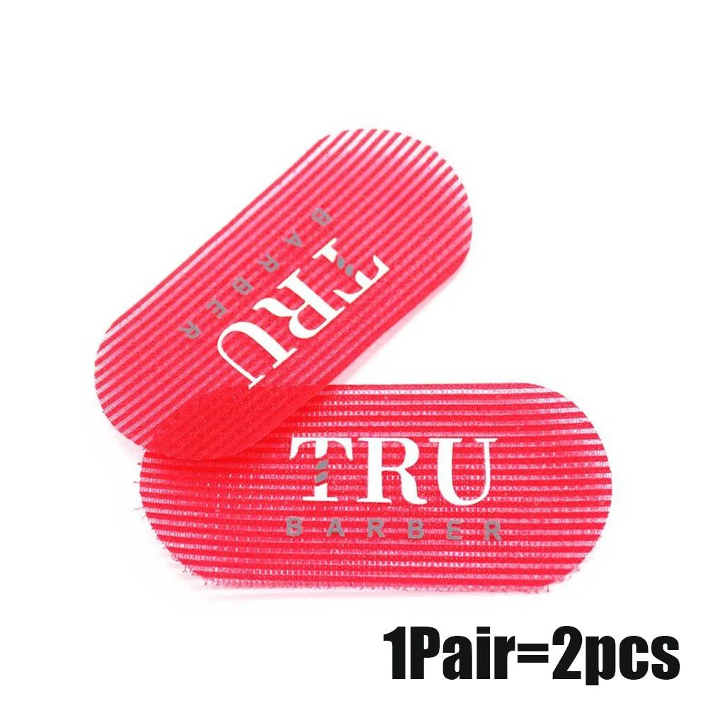 Storazone 2pcs Red 6/2Pcs Salon Barber Hair Sticker Hairdressing Tape Hair Gripper Hair Holder Hairpin Barber Supplies Hair Dresser Accessories