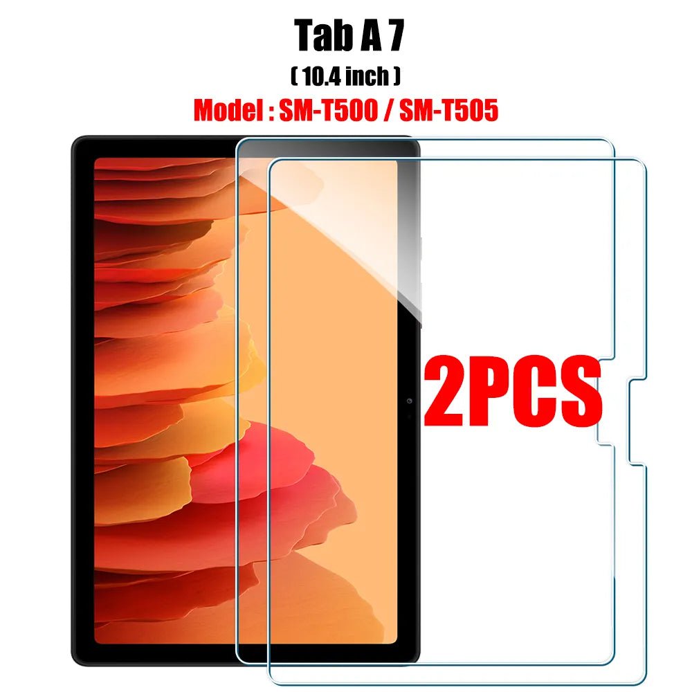 Storazone 2pcs Tab A7 2PCS Tempered Glass Screen Protector for Samsung Galaxy Tab S8 Ultra Plus S6 Lite S7 Fe A7 Lite A8 S9 A9 Tablet Accessories Film