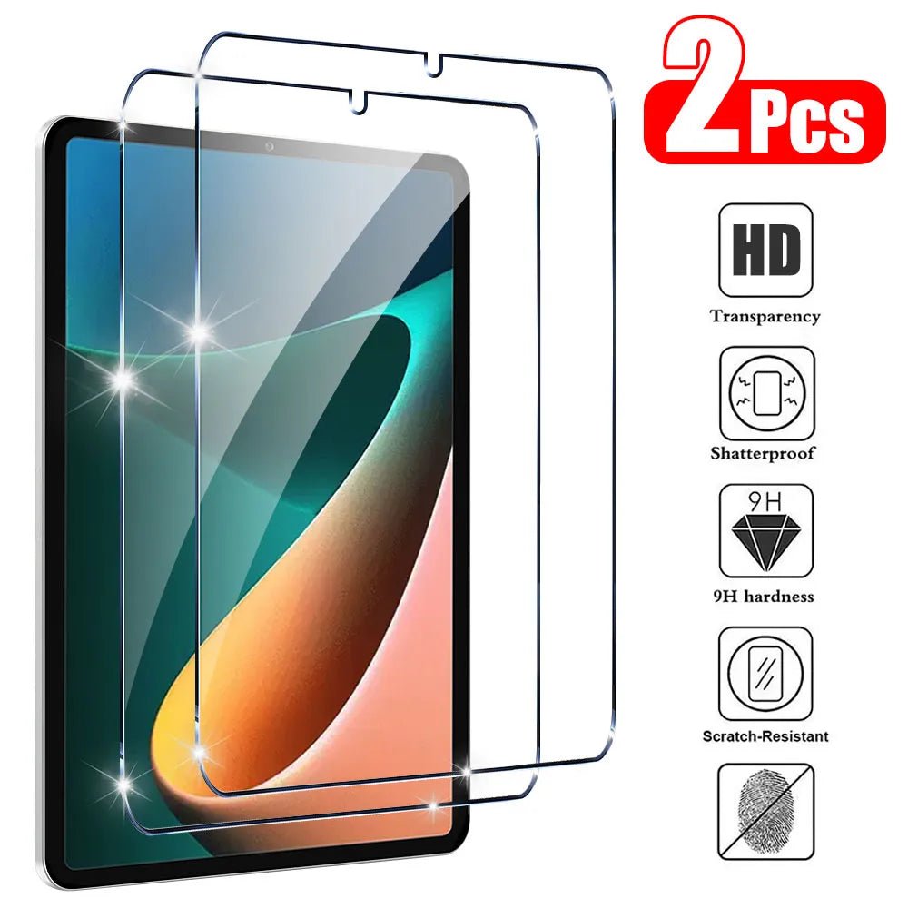 Storazone 2Pcs Tempered Glass For Xiaomi Mi Pad 5 6 Pro 11 Inch Screen Protector For Redmi Pad 10.6 Inch Tablet Film