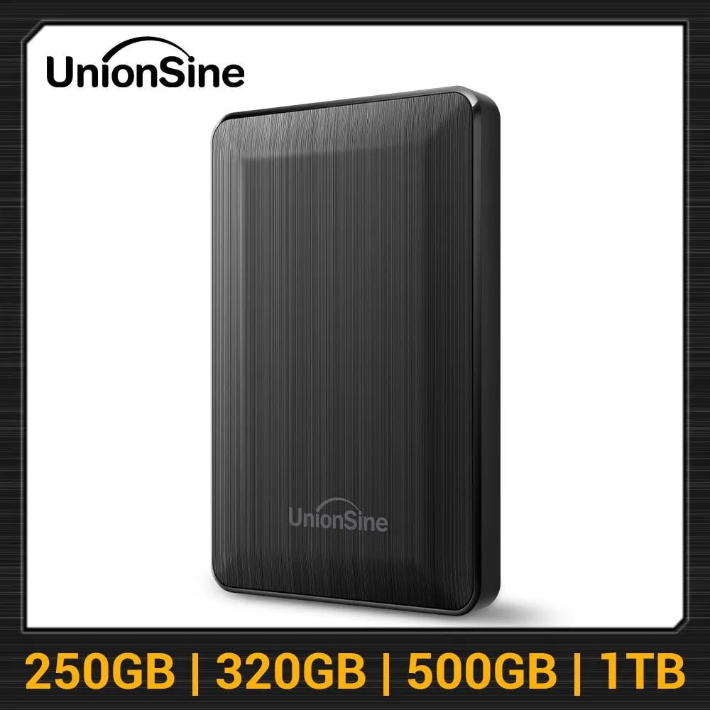 Storazone 2TB UnionSine HDD 2.5 Inch Portable External Hard Drive 250GB 320GB 500GB 1TB USB3.0 Storage Compatible for PC Mac Desktop MacBook