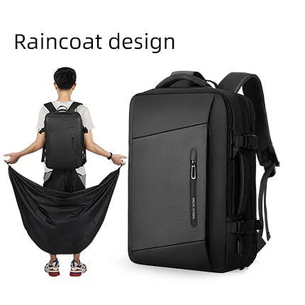 Storazone 3.0 n Raincoat 17 inch Laptop Backpack Expandable Men Business Carry-on Flight Approved 40l Travel Backpack