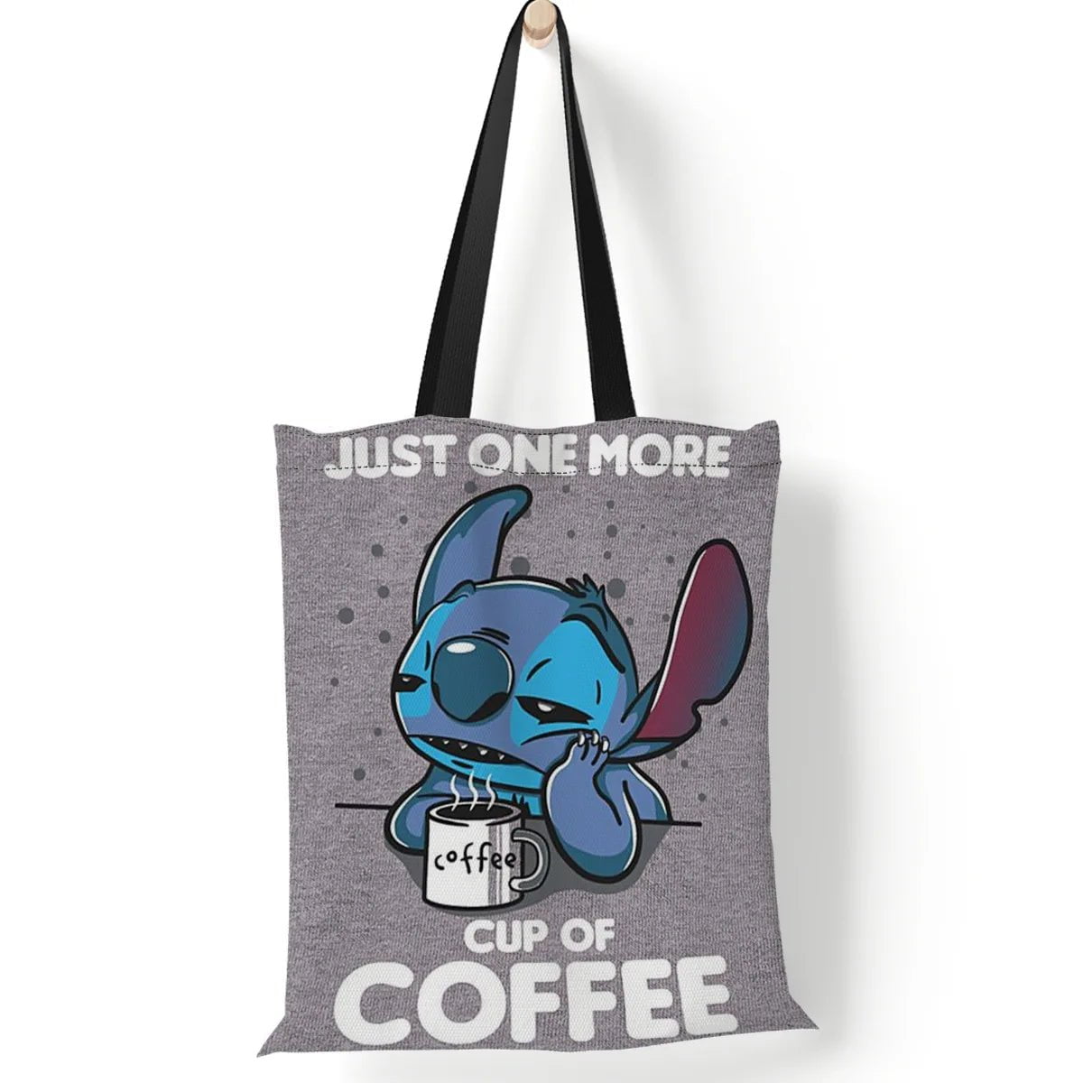 Storazone 3-35x40cm Disney Stitch Tote Bags Anime Lilo and Stitch Women's Canvas Handbags 35x40cm Large Capacity Shopping Bags Girls Gifts