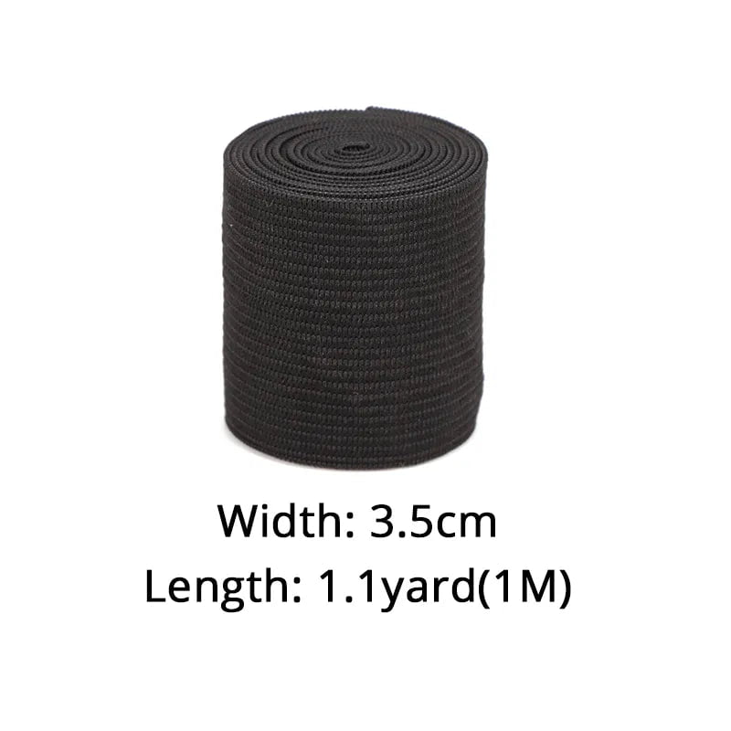 Storazone 3.5cm width 1.1Yards Sewing Elastic Band Wide Elastic Bands Sewing Accessories For Underwear Sewing Rubber Wig Making Material Nylon Band