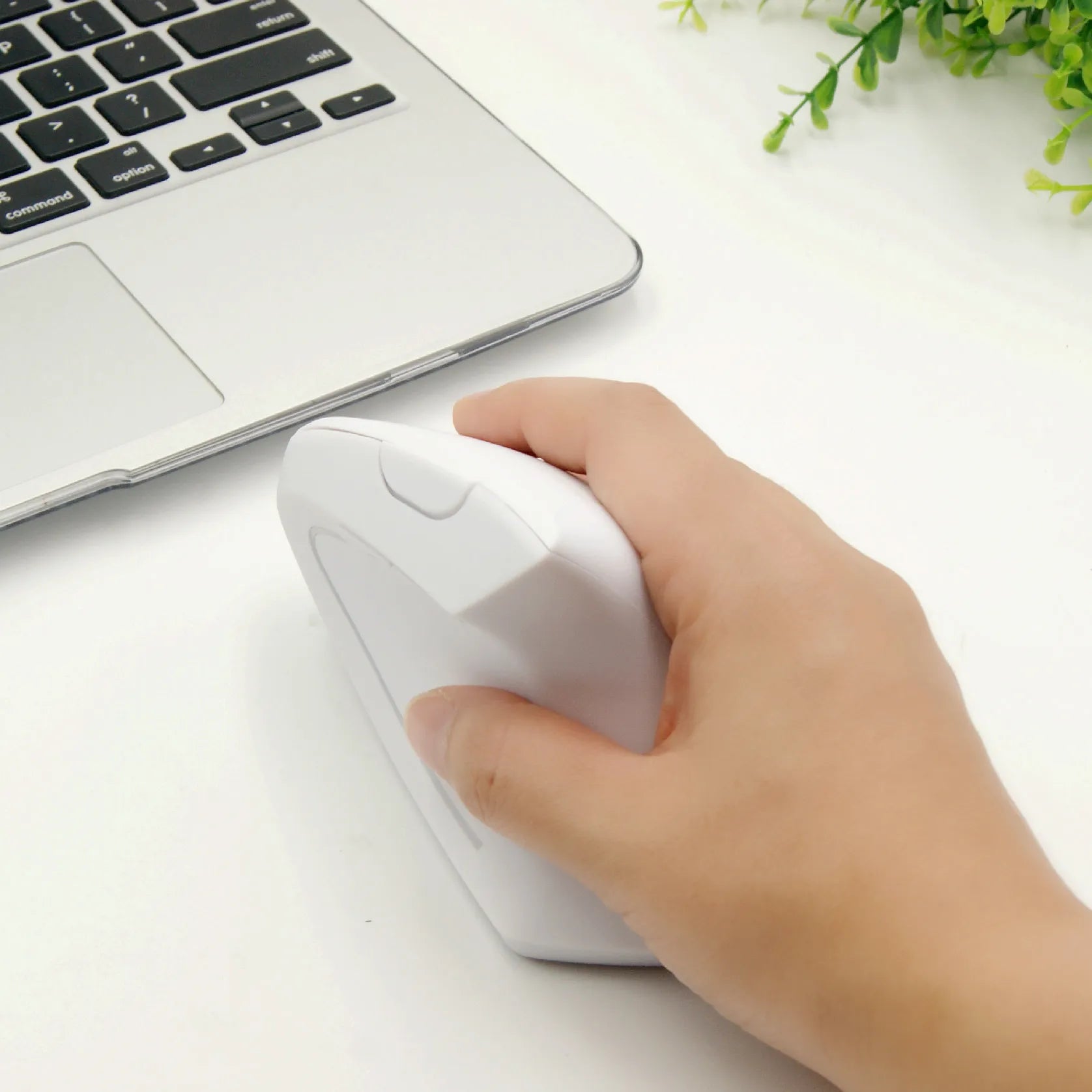 Storazone 3  DPI 2.4G Wireless  Vertical  Mouse  White /black  6 Buttons  Mouse for Windows/Mac/Chromebook/Linux/Notebook/Laptop/Computer