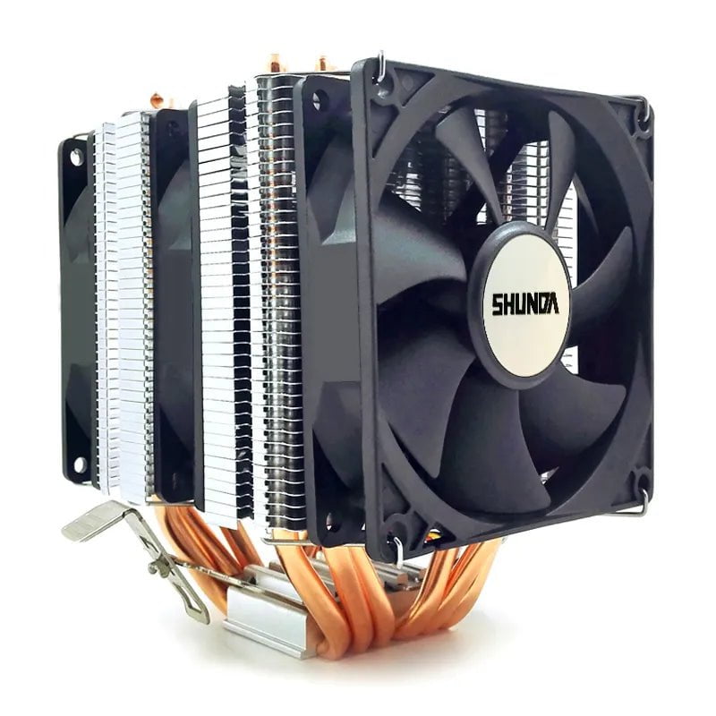Storazone 3 FAN 3PIN NO LAMP / LGA115X1200-1366-775 / Fixed Color x99 Processor Cooler 6 Heat Pipes Cpu Cooler For Intel Lga 2011-V3 1700 1151 AM4 AM3 4PIN PWM IWONGOU Hurricane Air Cooler Cpu
