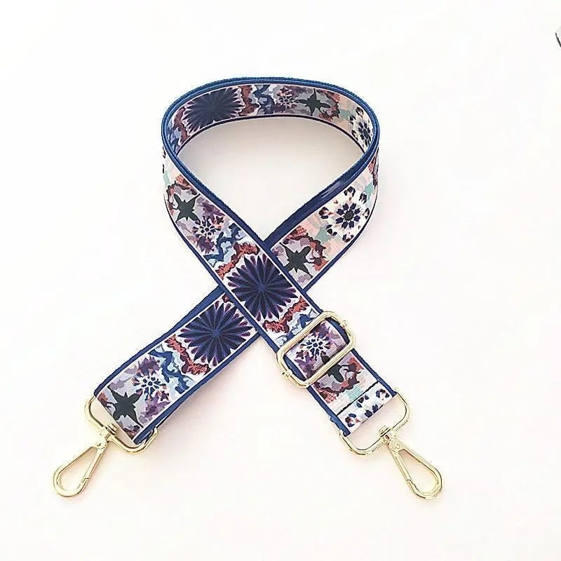 Storazone 3 / Gold buckle Nylon Shoulder Bag Strap Wide Spare Bag Strap Pure Color Women's Nylon Messenger Bag Accessories Bag Straps