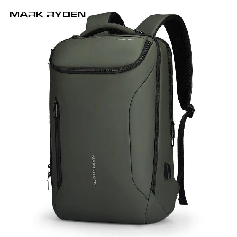 Storazone 3 Main Pockets Green MARK RYDEN 17 inch Laptop Backpack For Men Travel Spacious Backpack Commuting COMPACTO PRO