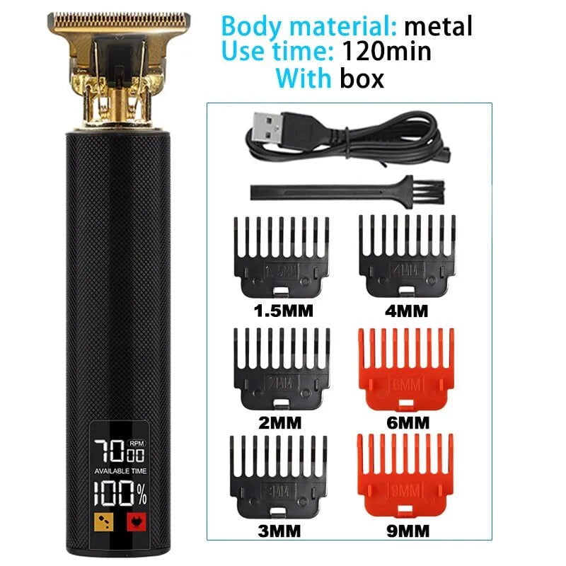 Storazone 3 Vintage T9 Wholesale Hair Clipper Professiona Beard Trimmer Electric Maquina T9 Haircut Machine Hair Cutting Machine Clippers