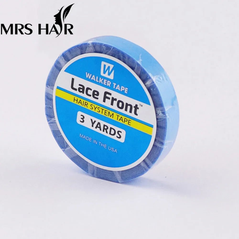 Storazone 3 yard 0.8cm 1pc 3yard 0.8cm front lace wig glue Double-Sided Tape glue wig glue for tape Hair Extension tape hair lace front tape glue adhesives