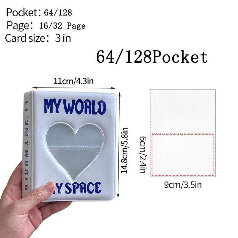 Storazone 36/64/128 Pockets Mini Photo Album Cartoon Album Photo Photocard Holder Book Collect Kpop Album De Fotos Kpop Photocard Binder