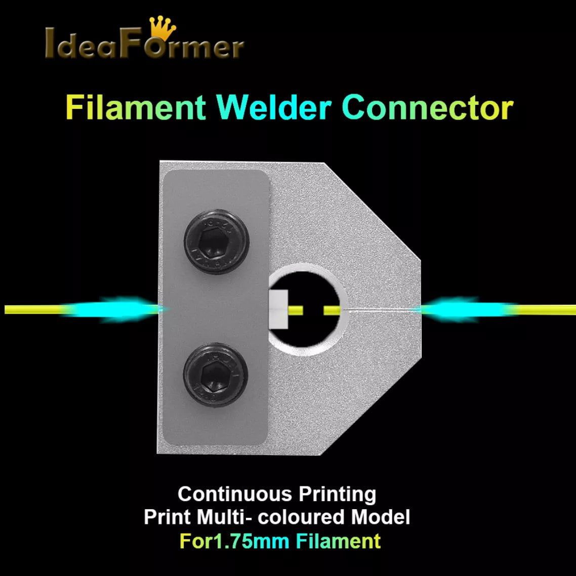 Storazone 3d Printer Accessories 1.75MM Filament Welder Connector Joiner tool Filament Splicer Filament welding For All Kind PLA/ABS/PETG