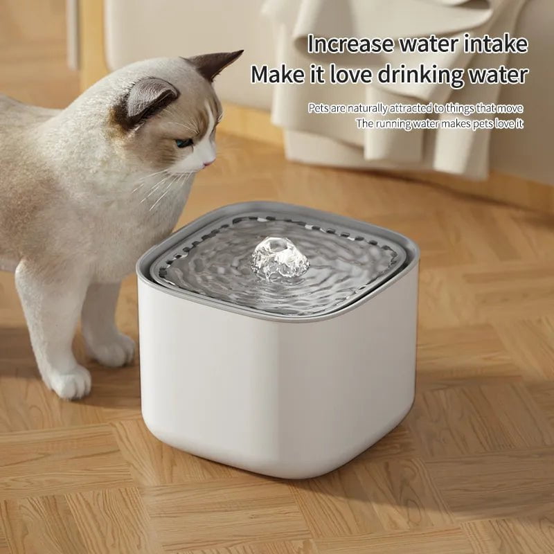 Storazone 3L Cat Water Fountain Auto Recirculate Filter Large Capacity Filtring Cat Water Drinker USB Electric Mute Cats Water Dispenser