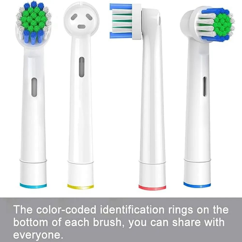 Storazone 4/12/16/20 Pcs Replacement Toothbrush Heads Compatible with Oral-B Braun Professional Electric Toothbrush Heads Brush Heads