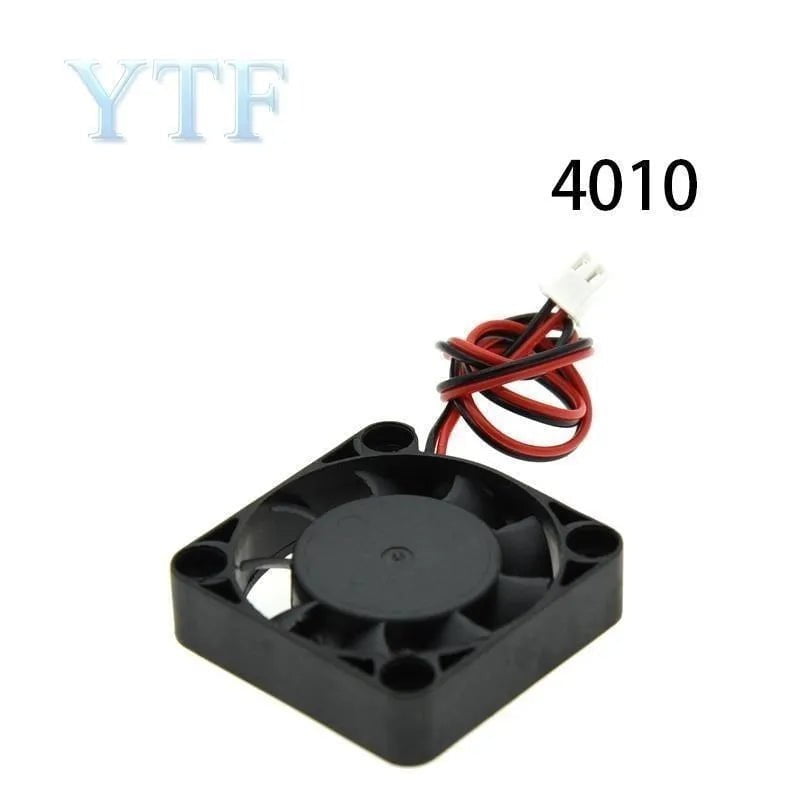 Storazone 4010 / 12V 1pcs Cooling fan 3010 4010 5010 mm With 2Pin Dupont Wire Cooler Wire DC 5V 12V 24V Multiple options 3D Printer