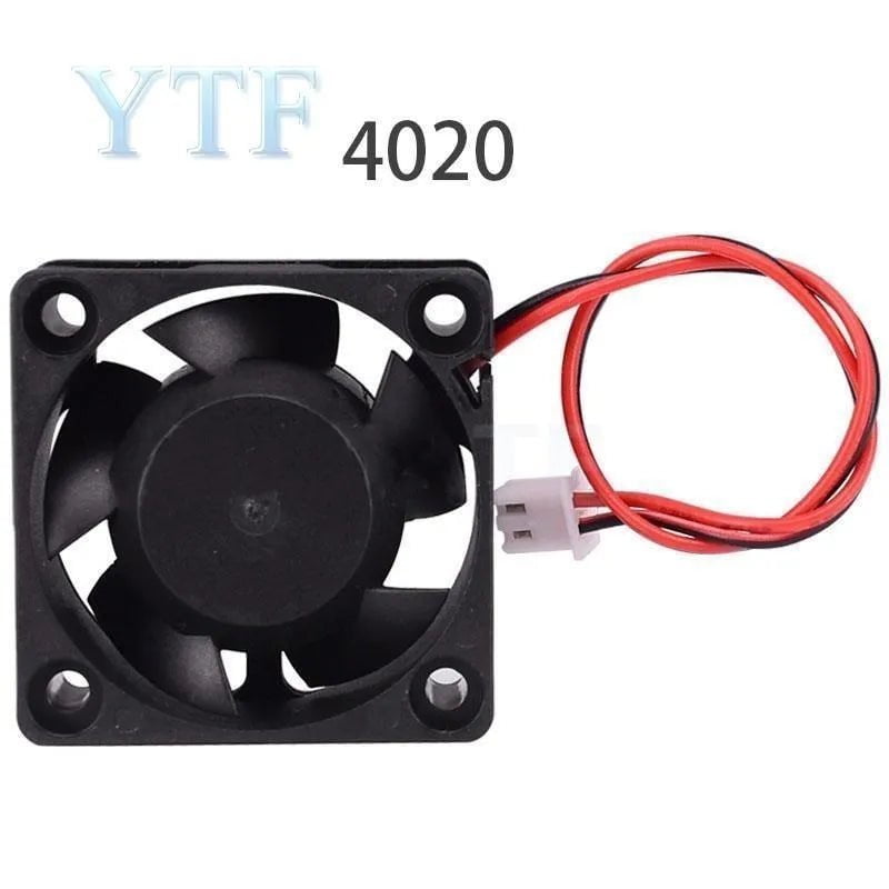 Storazone 4020 / 12V 1pcs Cooling fan 3010 4010 5010 mm With 2Pin Dupont Wire Cooler Wire DC 5V 12V 24V Multiple options 3D Printer