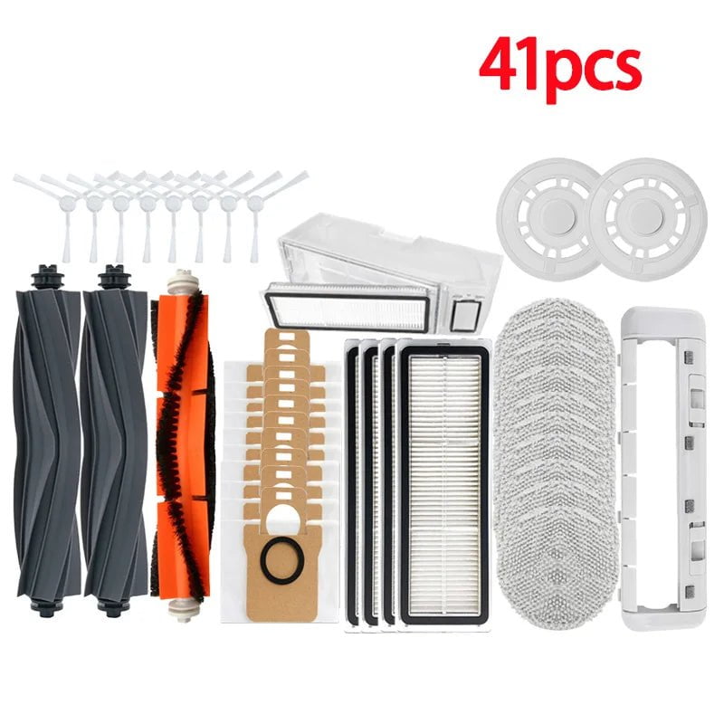 Storazone 41pcs For Dreame L10s Ultra / L10S Pro Accessories XIAOMI Mijia Omni 1S B101CN Robot X10+ Vacuum Main Side Brush Filter Mop parts