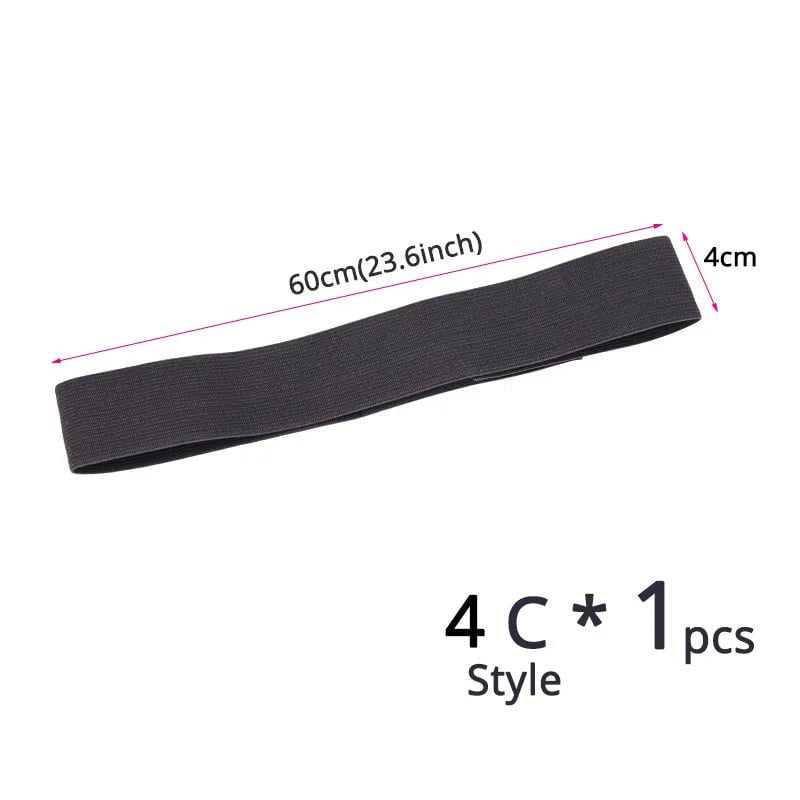 Storazone 4cm Style C 1pcs Wig Band For Edges Melt Band For Lace Wigs Adjustable Magic Sticker Edge Slayer Band 2.5-4cm Width Elastic Band for Hair Edges