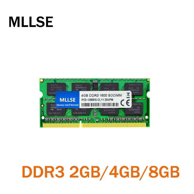 Storazone 4GB 1333Mhz 1.5V MLLSE New Sealed SODIMM DDR3 1333Mhz/1600Mhz 2GB/4GB/8GB PC3-10600/12800 memory for Laptop RAM,good quality!